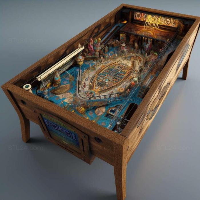 Games (Doka Pinball 2, GAMES_2914) 3D models for cnc